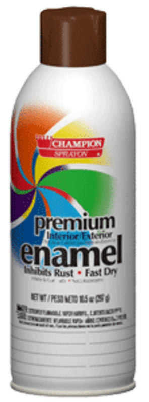 CHAMPION SPRAY PAINT RICH BROWN 10.5 OUNCE