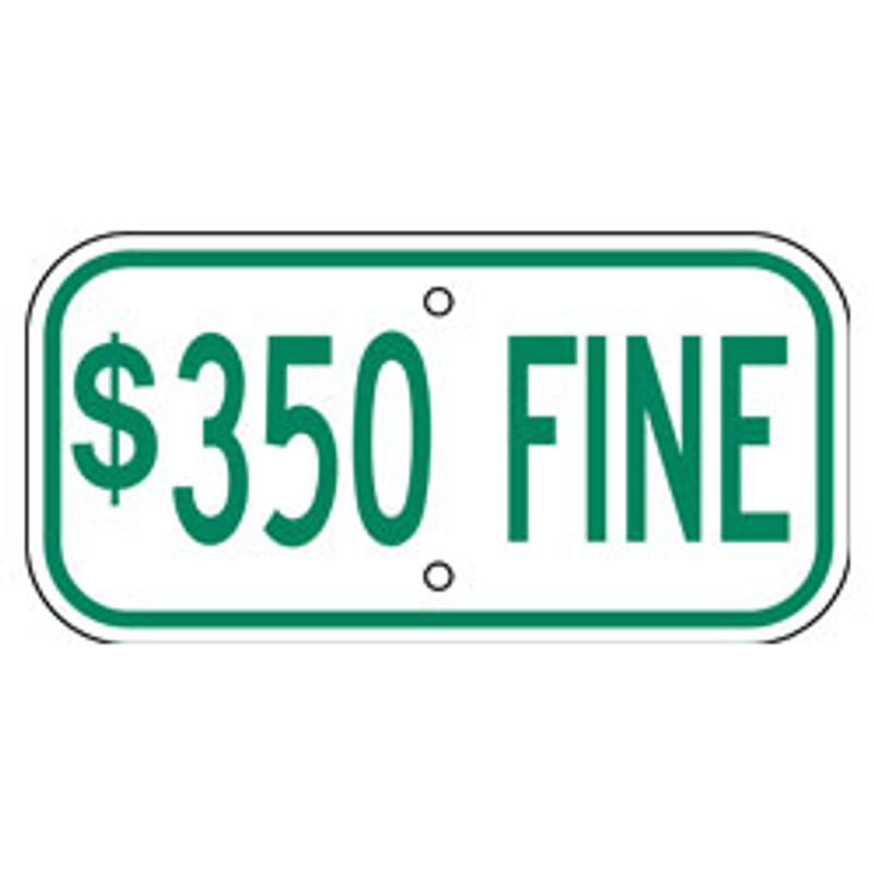 $350.00 FINE GREEN ALUMINIUM SIGN 12 X 6