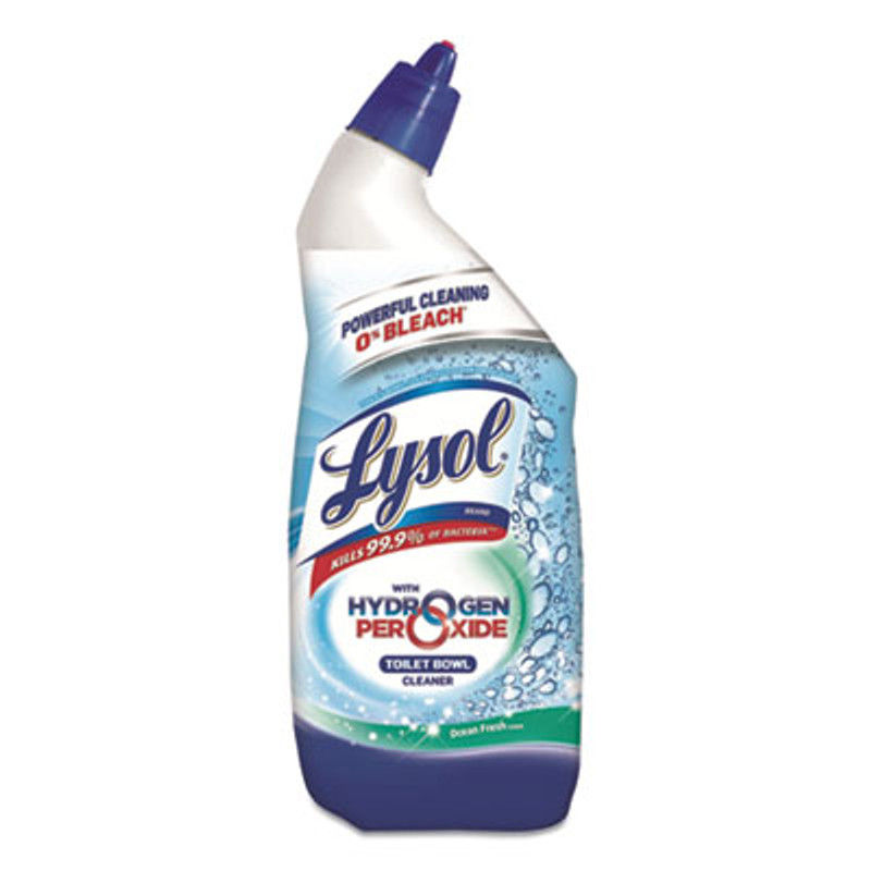 LYSOL TOILET BOWL CLEANER WITH HYDROGEN PEROXIDE COOL SPRING BREEZE 24 OUNCE