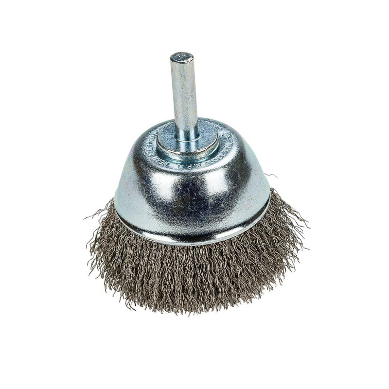 Command PRO Cup Brush Crimped, 2-1/2" x .008" x 1/4" Shank