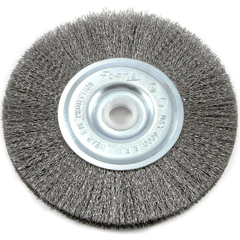 Wire Wheel Crimped, 5" x .008" x 1/2" - 5/8" Arbor