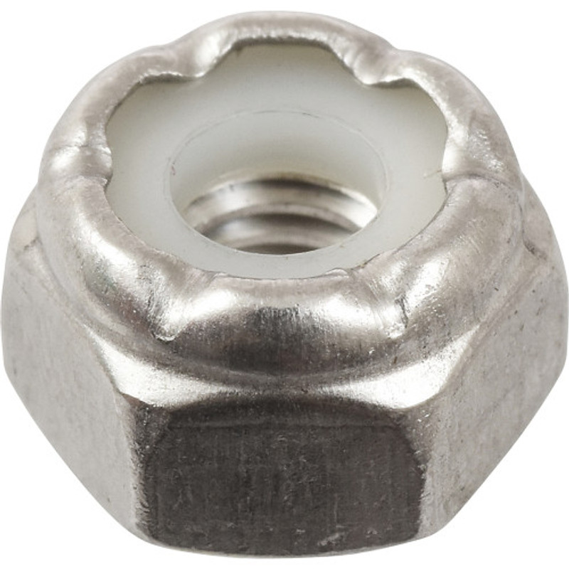18-8 Stainless Steel Nylon Insert SAE Fine Stop Nut