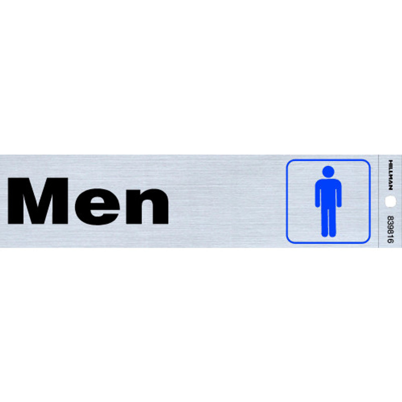 Men's Restroom Sign (2" x 8")