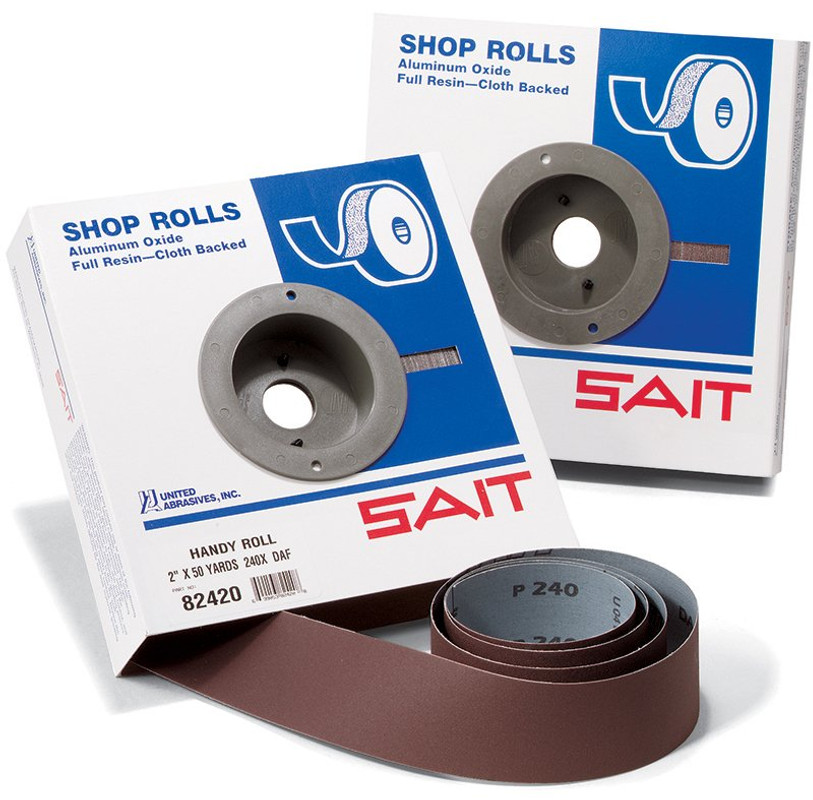 SANDING ROLLS 1 400 GRIT 50 YARDS