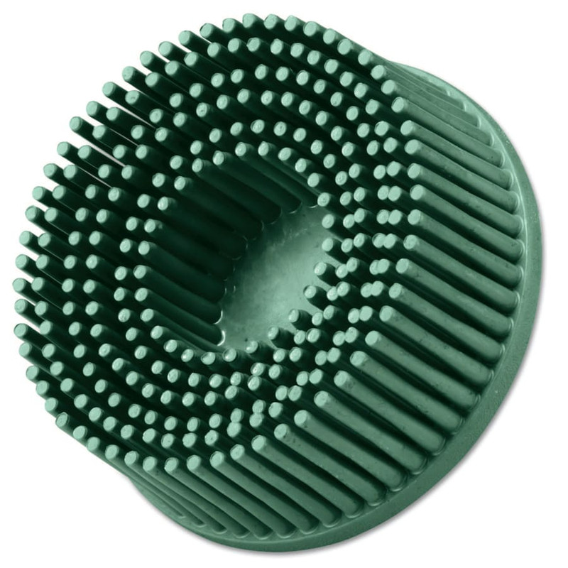 Roloc Bristle Discs, 2 inch, 50, 25,000 rpm, Ceramic Abrasive Grain, Green