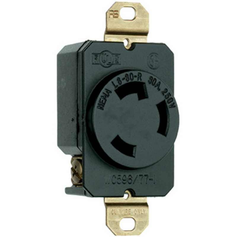 Spec Grade Turnlok Locking Devices, 30A Single Receptacle