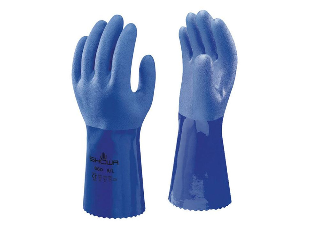 Chemical Resistant XLARGE blue glove