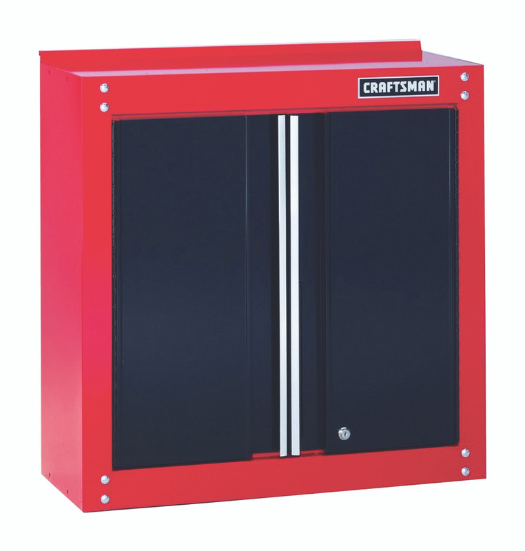 CRAFTSMAN WALL CABINET RED/BLACK