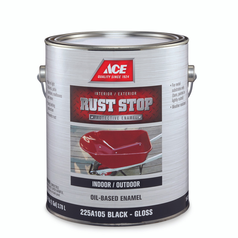 RUST PREVENTION VOC OIL ENAMEL GLOSS BLACK GALLON