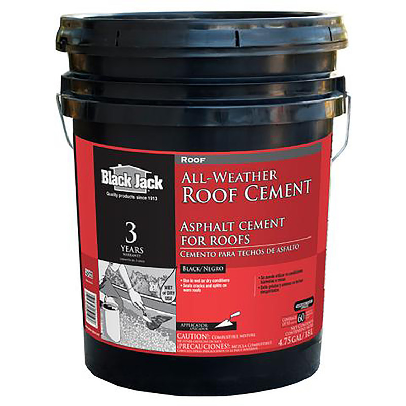 BLACK JACK ALL WEATHER ROOF CEMENT 4.75 GALLON