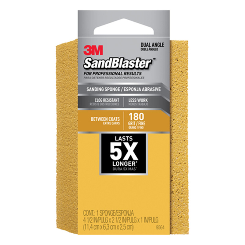 SAND BLASTER SANDING SPONGE 180 GRIT