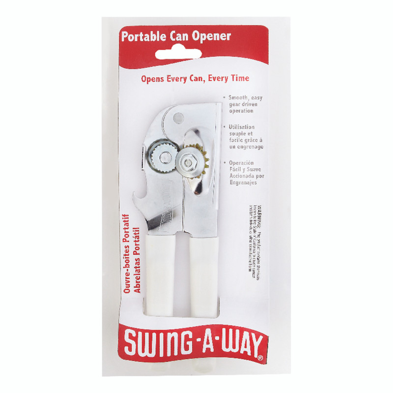 PORTABLE CAN OPENER WHITE