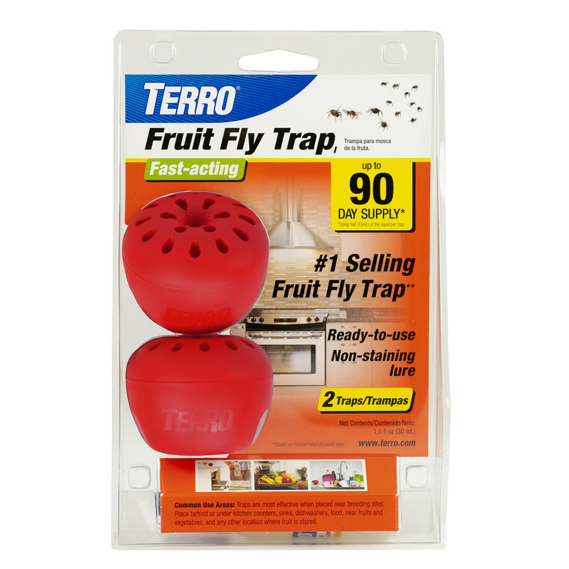 TERRO FRUIT FLY TRAP 2 PACK