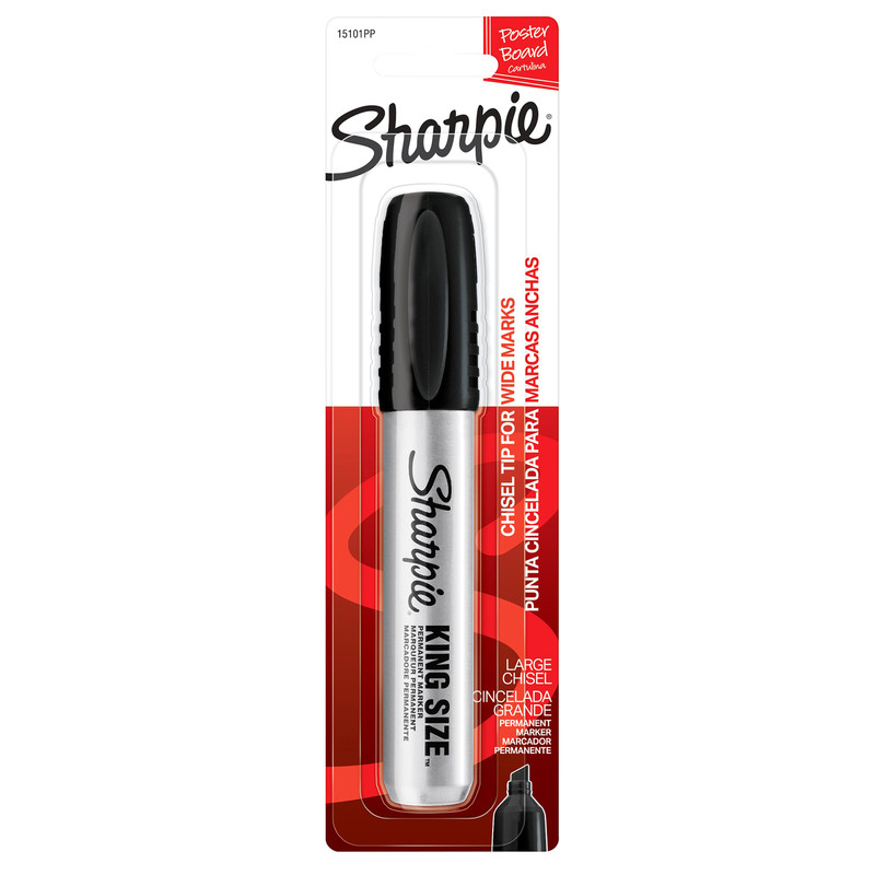 Sharpie King Size Black Chisel Tip Marker