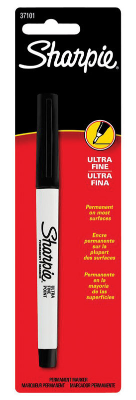 MARKER SHARPIE ULTRA FINE BLACK PERMANENT