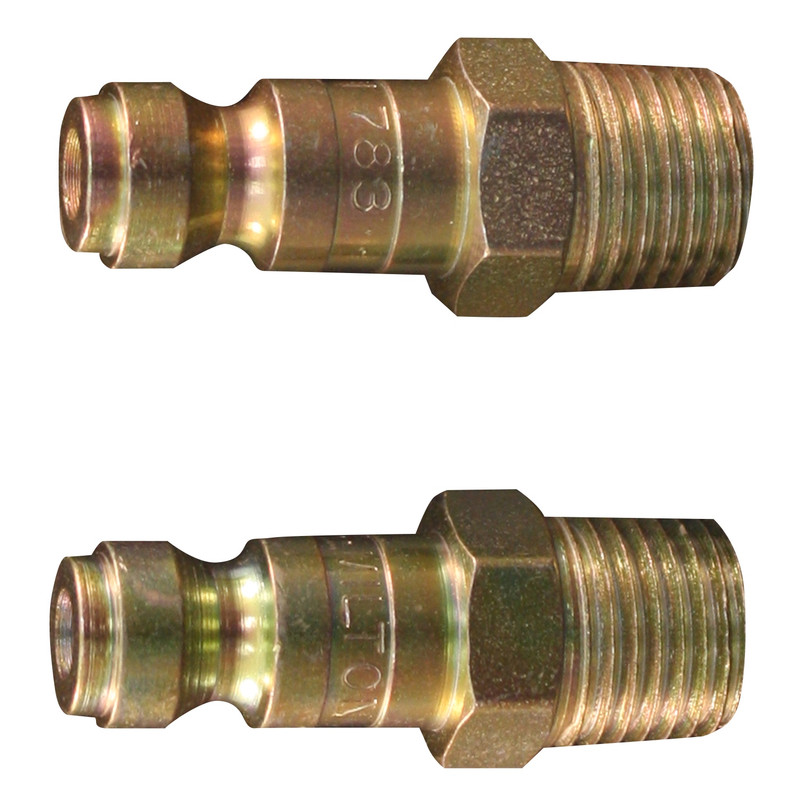 1/4 M NPT COUPLER PLUG (T) 2 PACK