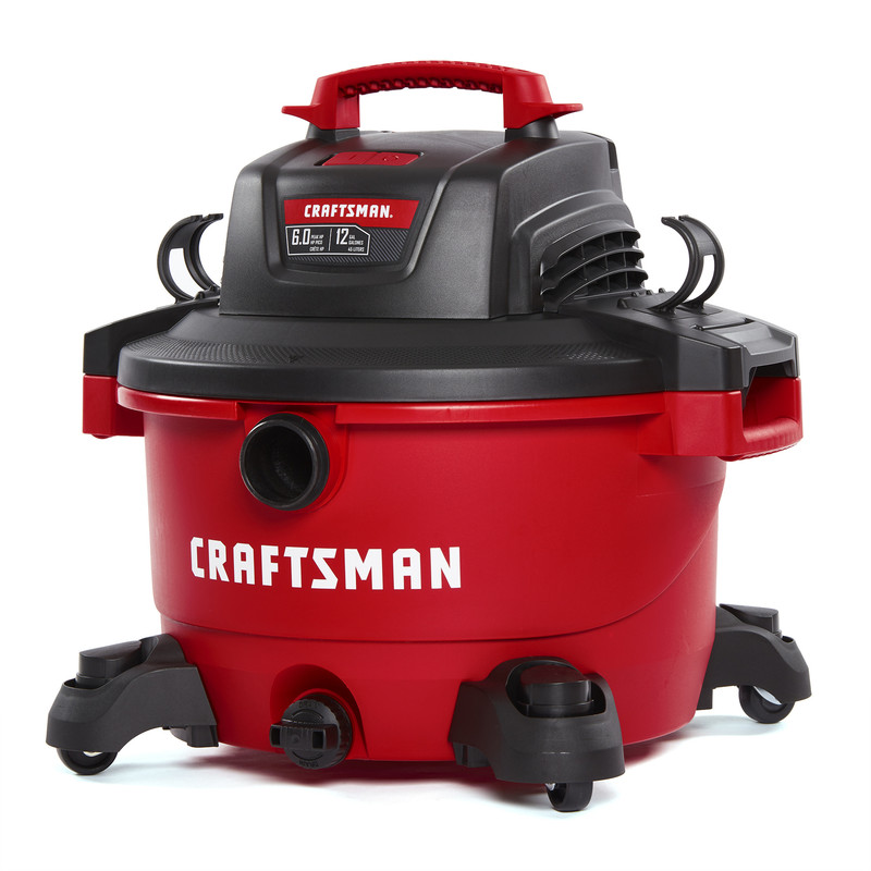 CRAFTSMAN WET DRY VACUUM 12 GALLON 6 HORSE POWER