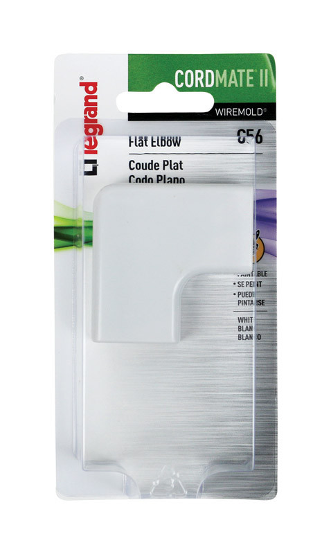 ELBOW FLAT CORD MATE II WHITE