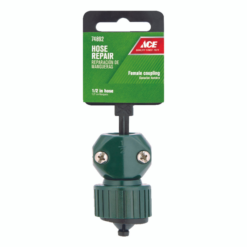 Ace 1/2 in. Nylon/ABS Threaded Female Hose Mender Clamp