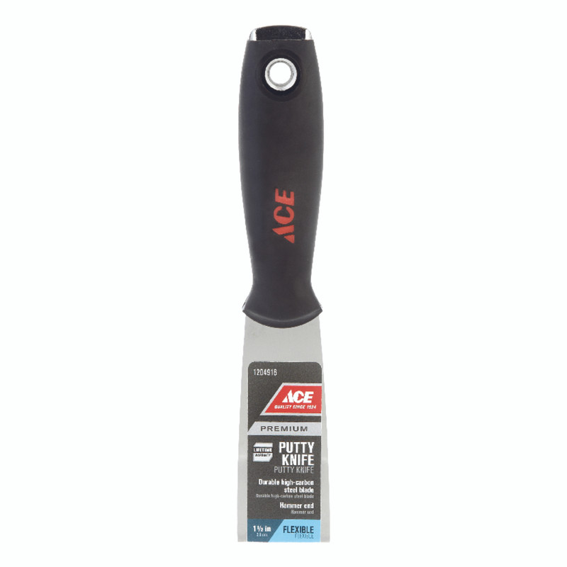 Ace 1-1/2 in. W High-Carbon Steel Flexible Putty Knife