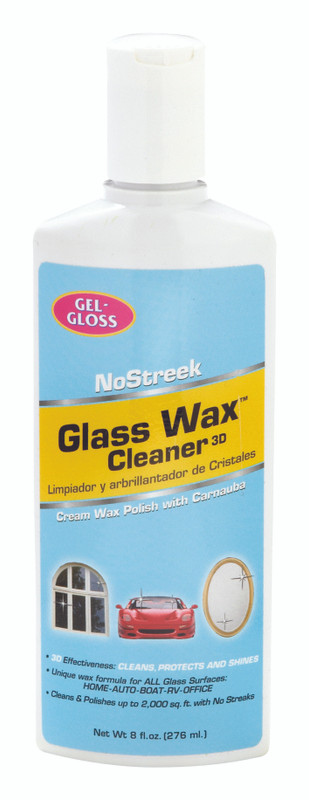 NO STREAK GLASS POLISH 8 OUNCE