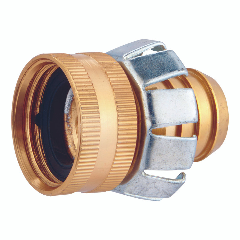 Ace 3/4 Metal Threaded Female Clinch Hose Mender Clamp