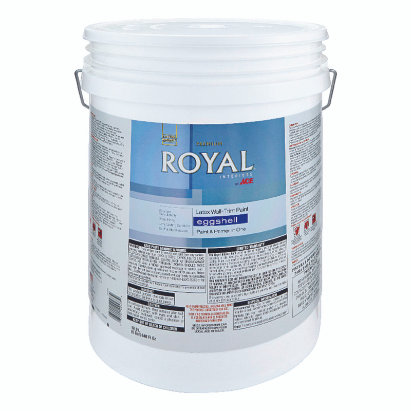 Ace Royal Eggshell Ultra White Base Vinyl Acetate/Ethylene Interior Latex Wall+Trim Paint Indo