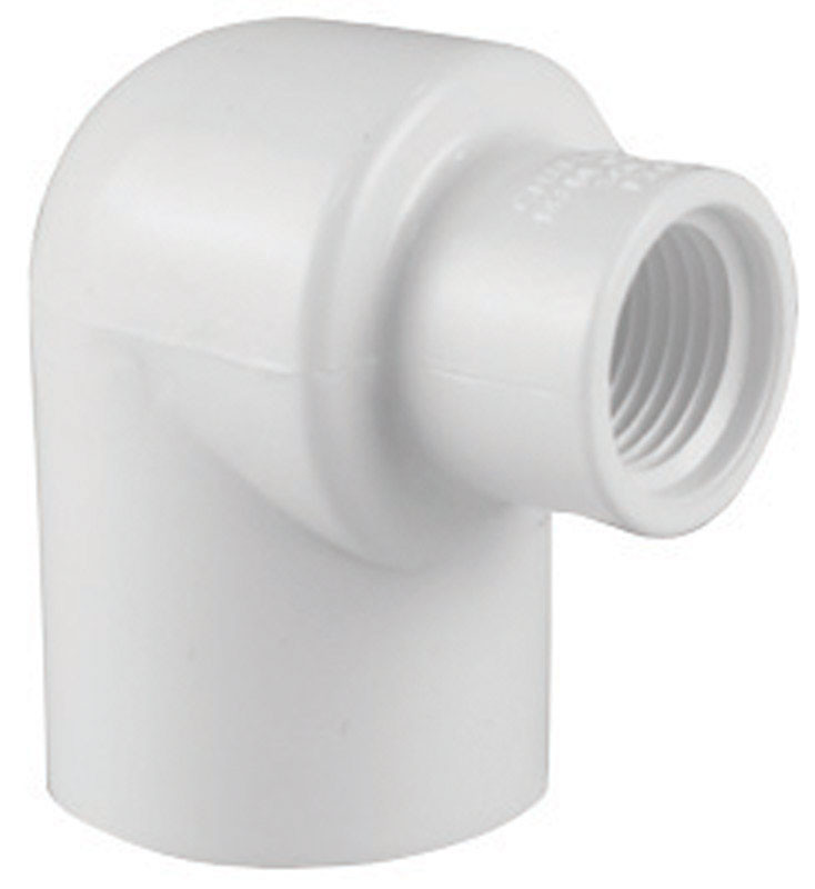Charlotte Pipe Schedule 40 1 in. Slip x 3/4 in. Dia. FPT PVC Elbow