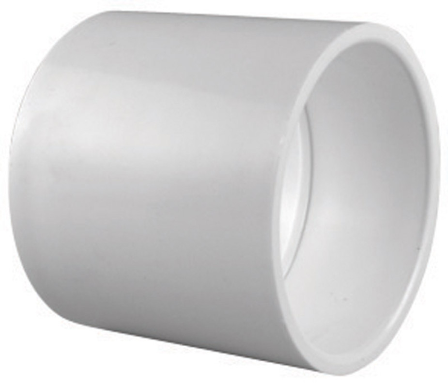 Charlotte Pipe Schedule 40 1/2 in. Slip x 1/2 in. Dia. Slip PVC Coupling