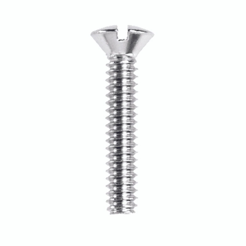 Danco No. 10-24 x 1 in. L Slotted Oval Head Brass Faucet Handle Screw