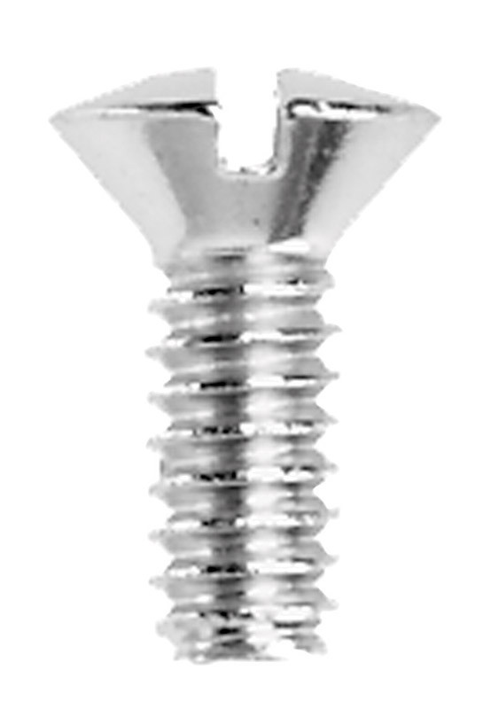 Danco No. 10-24 x 1/2 in. L Slotted Oval Head Brass Faucet Handle Screw