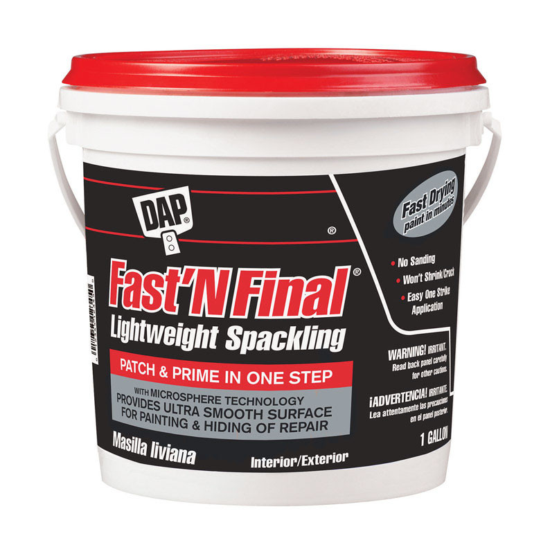 DAP Fast 'N Final Ready to Use White Lightweight Spackling Compound 1 gal.