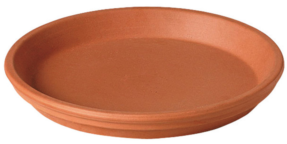 Deroma 1 in. H x 6.75 in. Dia. Clay Traditional Plant Saucer Terracotta