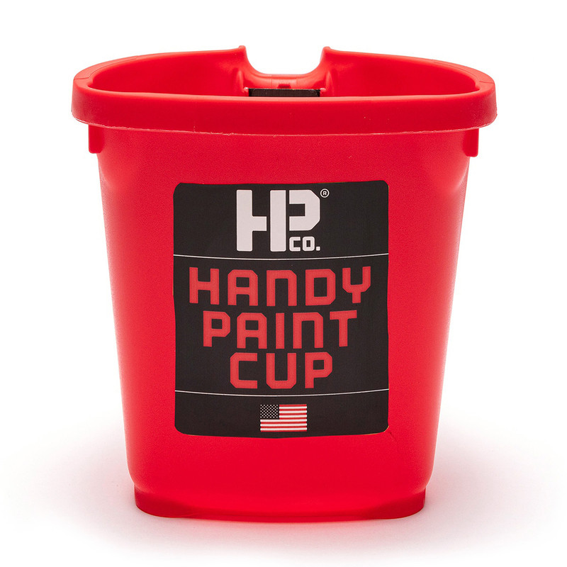 HANDy Paint Cup Red 1 pt. Plastic Paint Pail