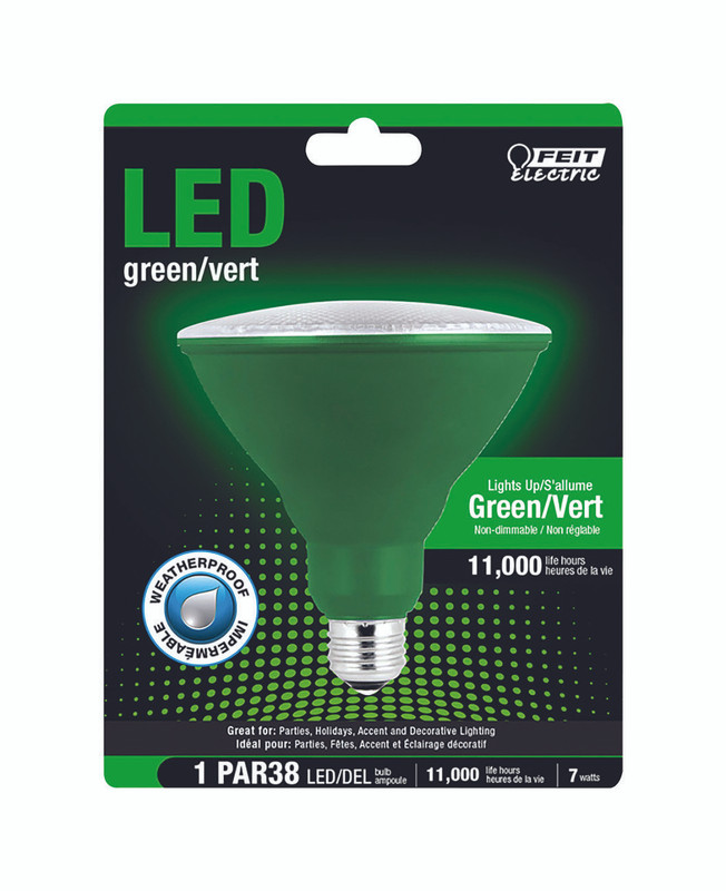 LED FEIT PAR38 GREEN