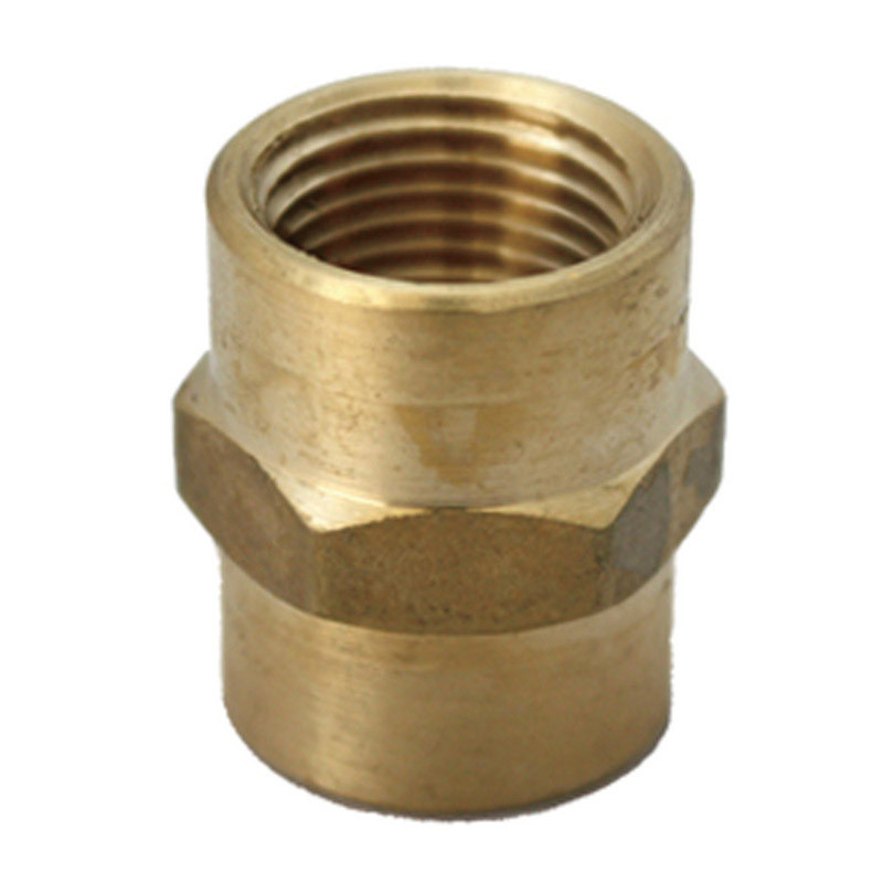 JMF 1/4 in. FPT x 1/8 in. Dia. FPT Brass Reducing Coupling