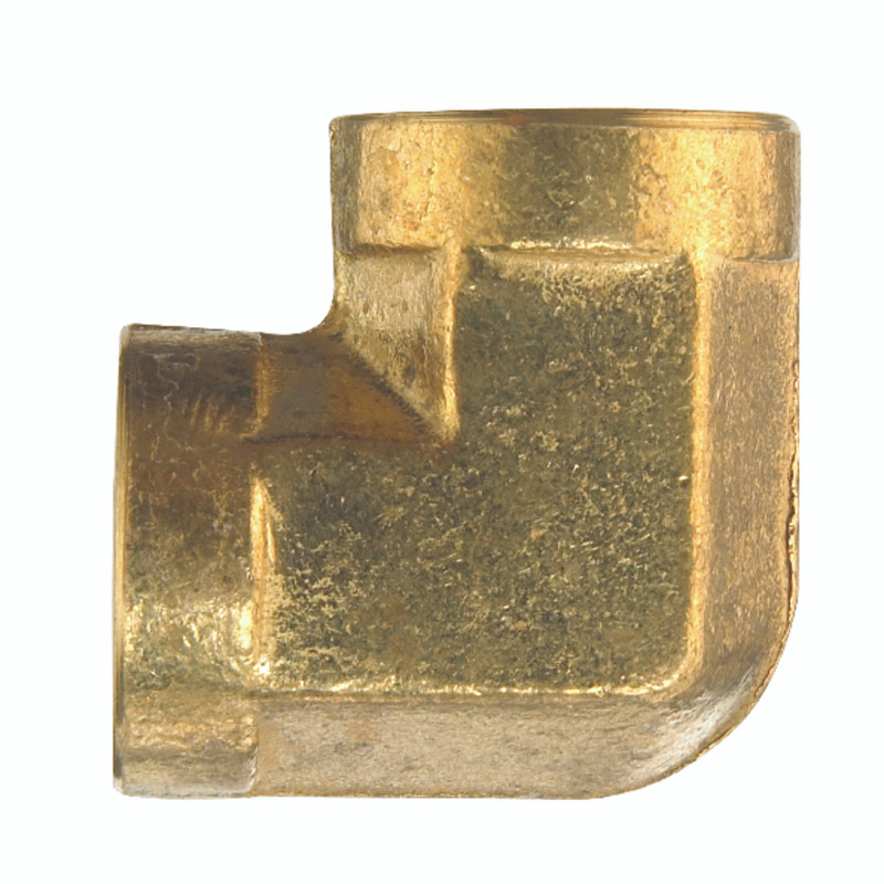 JMF 1/8 in. FPT x 1/8 in. Dia. FPT Brass 90 Degree Elbow