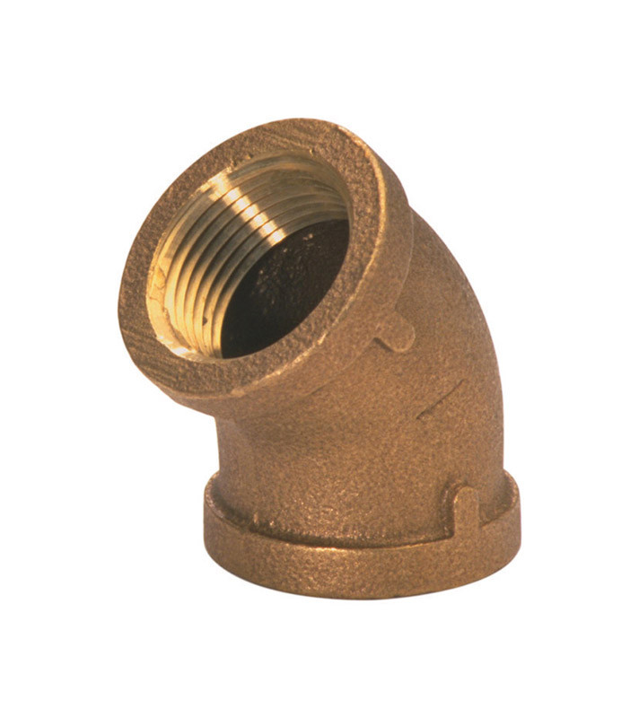 JMF 3/4 in. FPT x 3/4 in. Dia. FPT Brass 45 Degree Elbow