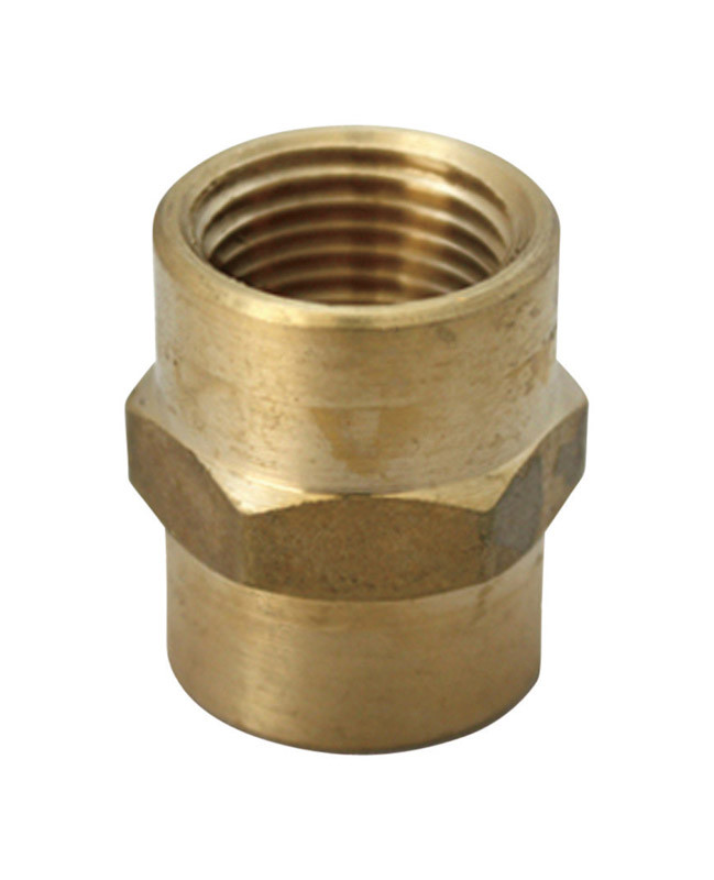 JMF 3/4 in. FPT x 3/4 in. Dia. FPT Brass Coupling