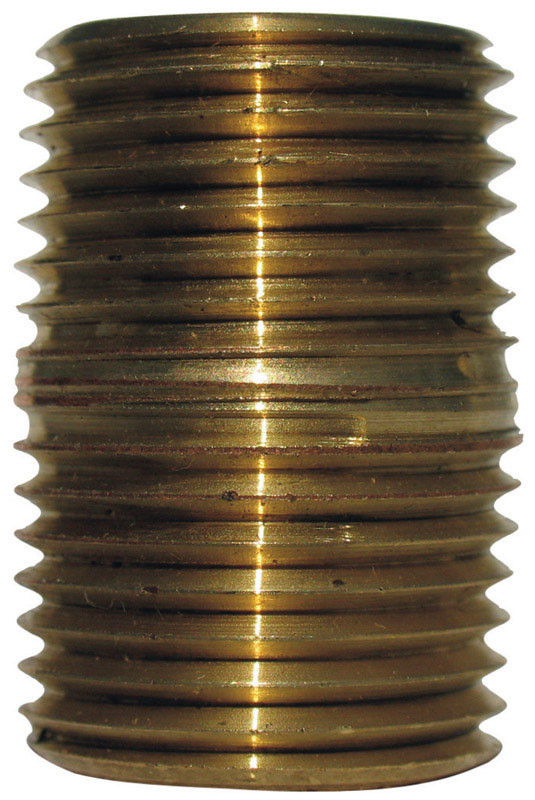 JMF 3/8 in. MPT Brass Close Nipple