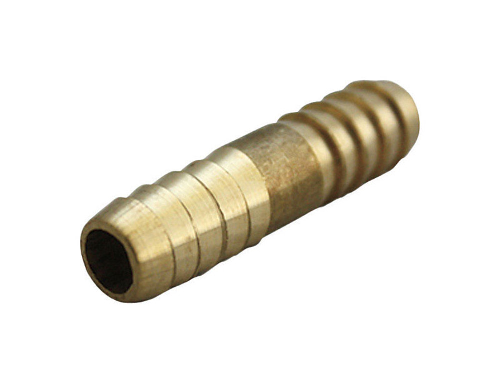 JMF Brass 5/16 in. Dia. x 5/16 in. Dia. Coupling Yellow 1 pk