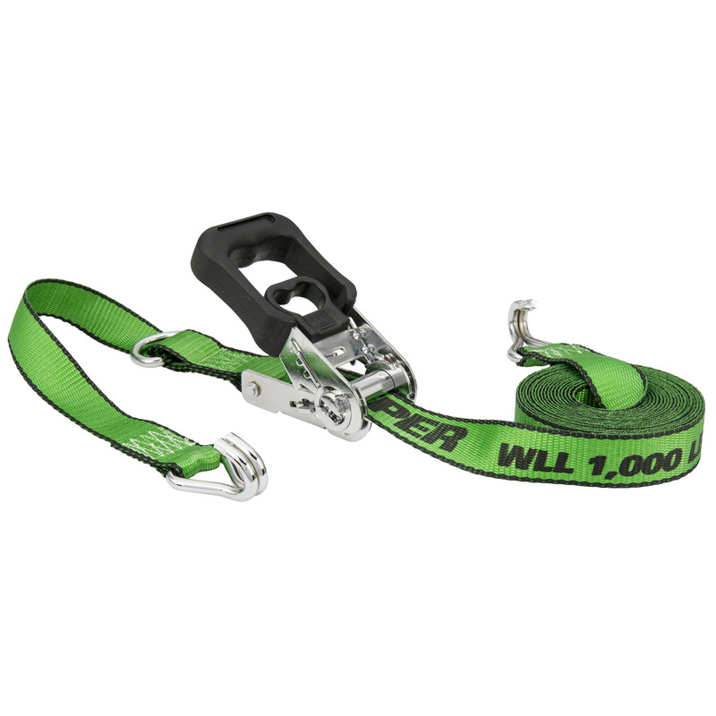 Keeper 1.25 in. W x 16 ft. L Green Tie Down Strap 1000 lb. 1 pk