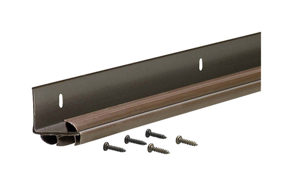 M-D Brown Vinyl Weatherstrip For Doors 3 ft. L x 1-5/8 in.