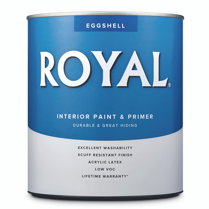 Royal Eggshell Tint Base Midtone Hi-Hide Base Acrylic Latex Paint and Primer Indoor 1 qt.