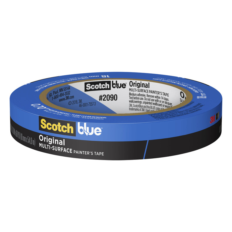 ScotchBlue 0.70 in. W x 60 yd. L Blue Medium Strength Original Painter's Tape 1 pk