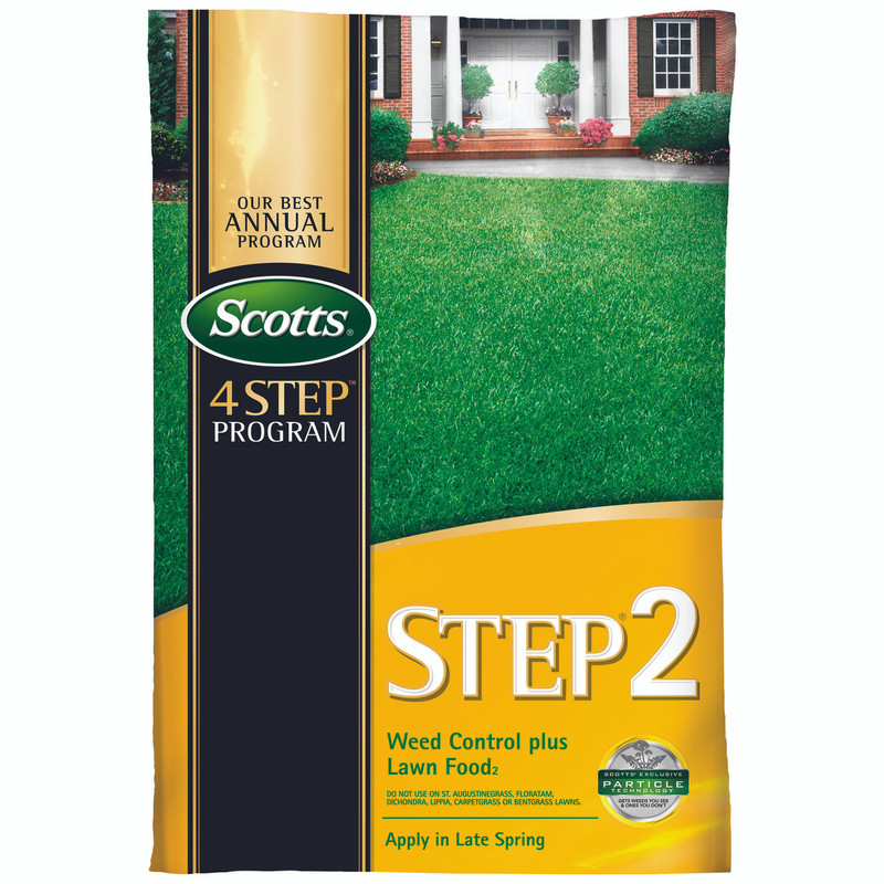 Scotts Step 2 28-0-3 Weed Control Plus Lawn Food For All Grass Types 14.29 lb. 5000 sq. ft.