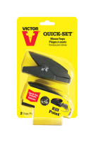 Victor Quick-Set Snap Trap For Mice 2 pk
