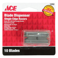 Ace Carbon Steel Single Edge Razor Blade 1.75 L 10