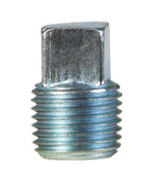 Billco 1/2 in. MPT Galvanized Square Head Plug