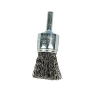 Command PRO End Brush Crimped, 3/4" x .020" x 1/4" Shank